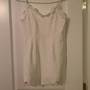 White bodycon dress
